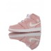 Air Jordan 1 Mid "Deadly Pink White" 555112-100 Pink White